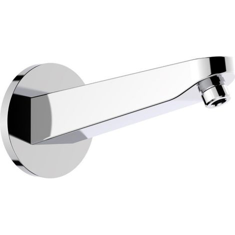 Brazo de ducha mural de 20,2 cm para ducha fija, conexión universal, cromado (SATBSRKM)