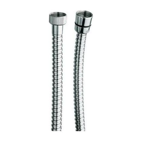 Flexible de douche chromé avec double agrafage 200 cm laiton - CRISTINA ONDYNA DA22051