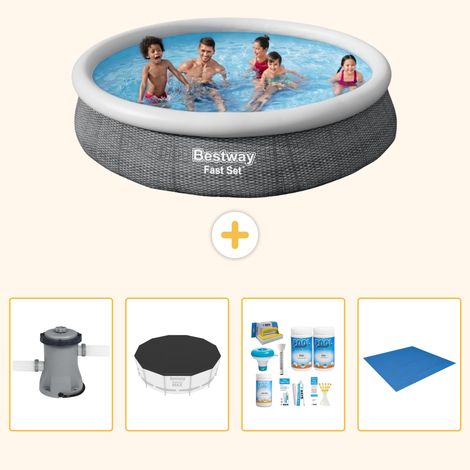 Bestway Bestway Fast Set Ronde - 366x76 cm - 5-pièces S251 (1/5)