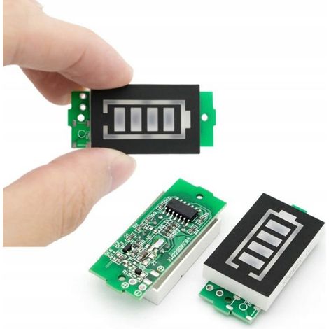 Indicateur De Charge 18650 - 1S À 8S - 5 Niveaux LED - 44x20x8 Mm - Projets Électroniques - 1 Pièce (1/3)