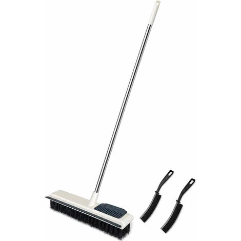 Balai Brosse Sol Télescopique 112cm Raclette Terrasse Salle de Bain (1/5)