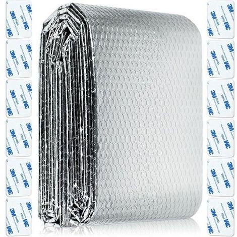 Feuille Réflecteur de Radiateur - 5 m x 0,6 m x 3 mm - Film isolant - Film réfléchissant pour radiateur - Isolation derrière le radiateur-Karteo (1/5)