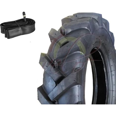 Pneumatico + Camera d'Aria TRATTORINO 4.00-10 TM Rinforzato 4PR Gomma Ruota COPERTONE MOTOZAPPA Tosaerba MOTOCOLTIVATORE Ecovelo