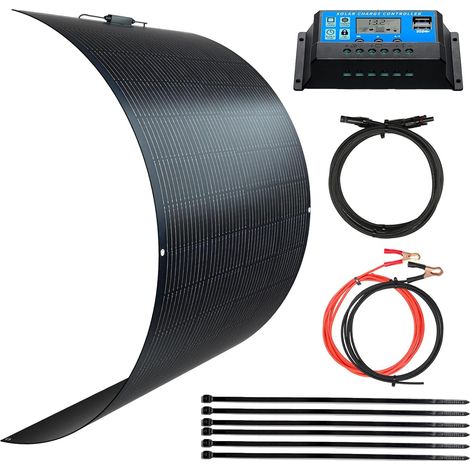 Panneau Solaire Souple 200W 12V pour Toit (200W KIT) (1/5)