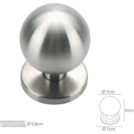 Kugelknauf Farbe Inox Oryx