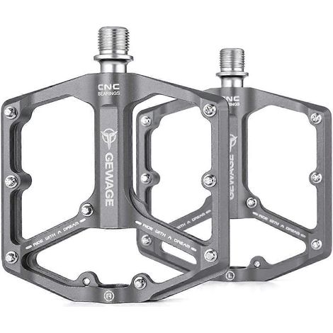 Ultraleichtes, CNC-gefrästes einteiliges Fahrradpedal aus Aluminiumlegierung mit Titanbeschichtung (1/5)