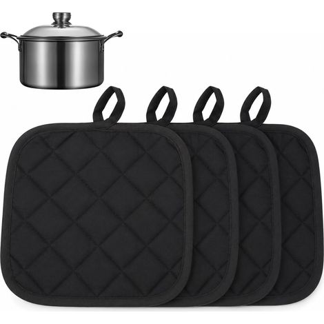 4PCS 20CM Coussinets Lavables Cuisine, Protège-Mains Résistants à la Chaleur pour Four, Pâtisserie, Barbecue et Cuisine, Protège Contre la Chaleur (1/5)