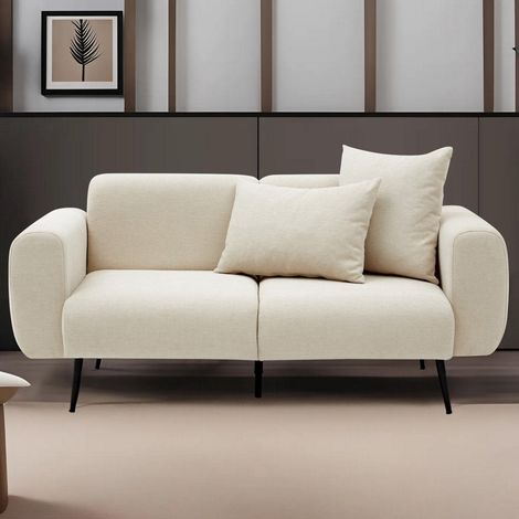 2-sitzer Sofa Beilagencreme