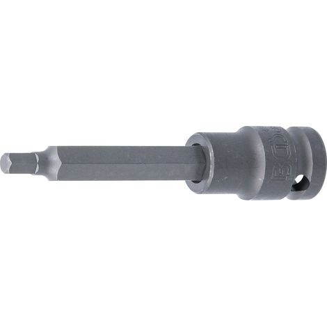 Chiave a bussola  lunghezza 100 mm  12,5 mm (1/2")  esagono interno 6 mm (1/3)