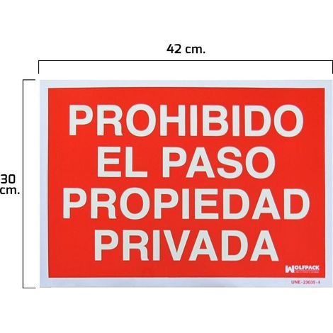 Cartello Divieto di Accesso Proprietà Privata 30x42
