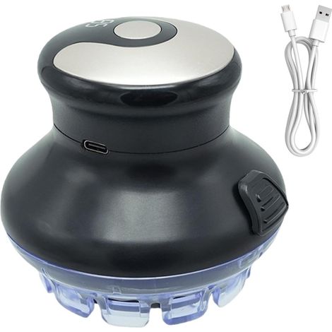 Tondeuse à cheveux électrique, design UFO de la taille 8 x cm, charge par USB  Salon barbe pour homme avec gradient auto-coupé batterie sans fil écran numérique IPX6 résistant l'eau - (1/2)