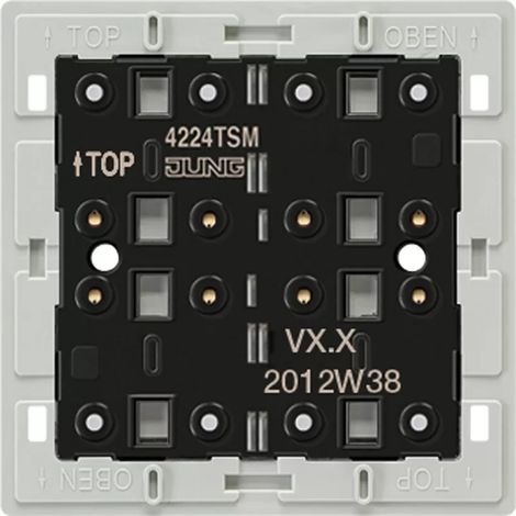 Jung Tastsensor-Modul 24 V AC/DC, 20 mA, 2fach, F40, Mehrdraht 4224 TSM (1/2)