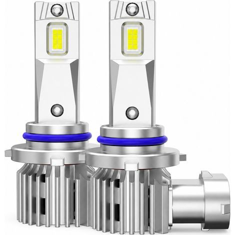 Lampadina LED per fari auto 881 argentata, installazione diretta, doppio lato, 8 LED, 64 W, 6400 lm (1/5)