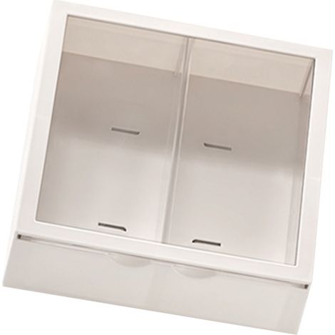 Vitrine Murale pour Figurines Collections - Boîte de Stockage et Présentation - Grand Capacité Blanche (1/5)