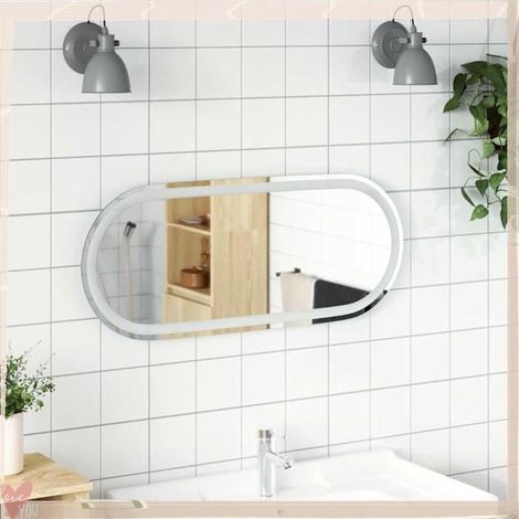 353286 Miroir de salle de bain à LED 90x40 cm ovale (1/5)