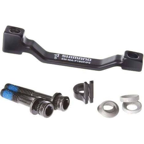 Adattatore per freno a disco Shimano SM-MA-F180P/P2 anteriore/posteriore con perno da 180 mm (1/4)