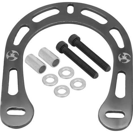 Frein V en alliage d'aluminium pour VTT, renfort de frein avec vis, couleur rouge (1/5)