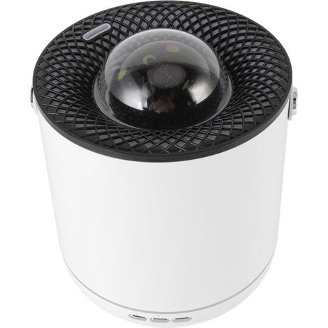 Ultraschall-Diffusor für ätherische Öle, 450 ml, mit Projektorlampe und 360°-Drehfunktion, integriertem Nachtlicht, für Büro und Zuhause, weiß. (1/5)