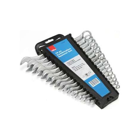 HILKA SPANNER SET 16PC METRIC FORGED COMBINATION RING WRENCH 6-22MM 17161602