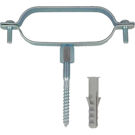 tecuro Ovalschelle Spannbereich 34 x 80 mm (DN 12), Stahl verzinkt (1/5)