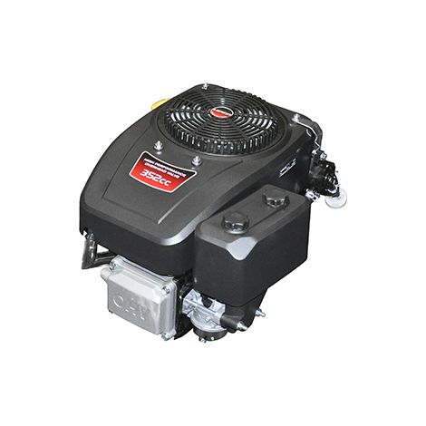 Loncin – Moteur thermique 352cc 4 temps OHV – Monocylindre refroidi par air – Démarreur électrique – Axe vertical 25,4 x 80 mm – 7,2 kW à 3600 tr/min