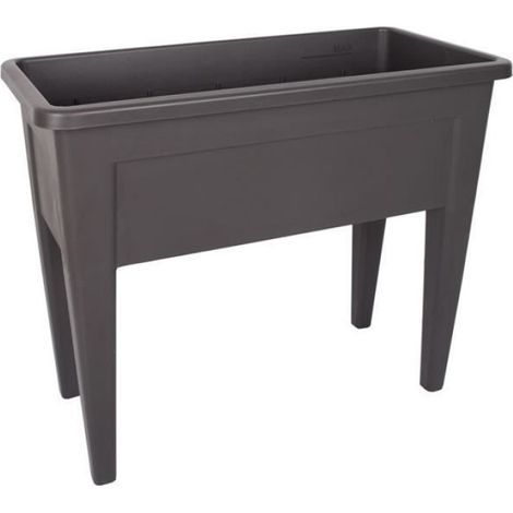 Table de Culture - 39 x 80 x H 69 cm - Gris Anthracite - Pour Intérieur et Extérieur - 1 Unité (1/2)