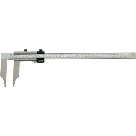 Pied à coulisse d'atelier sans pointes, à pattes de mesure extra-longues, Plage de mesure : 500 mm, Long. des becs 250 mm (1/3)