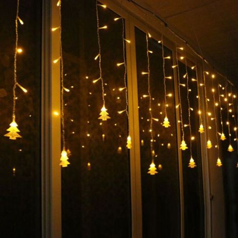 Guirlande Led - 4 M - Blanc Chaud - Pour Sapin De Noël - Décoration Intérieure Et Extérieure - 1 Pièce (1/3)
