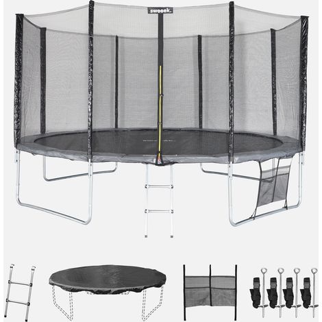 Cama elástica con pack de accesorios, 430cm (1/5)