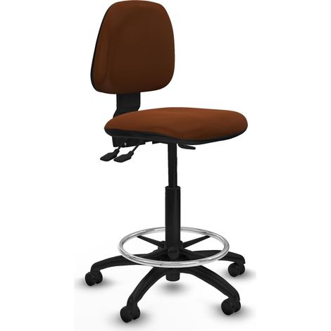 Tabouret piqueras y crespo Isso AS brun similicuir réglable (1/2)