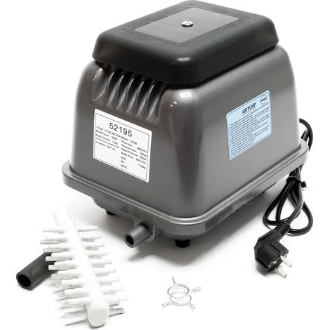 Sunsun HJB-280 Aireador de estanque 16800l/h 100W bomba de aire para acuarios y estanques para agua sin hielo en invierno y suministro de oxígeno en verano (1/4)