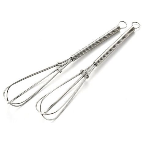 QORVA-Mini batteur à œufs, petit batteur à œufs, en acier inoxydable, batteur à œufs ballon de cuisine (1/4)