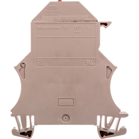 Sicherungsschienenverbinder G5x20mm 2-adrig 6mm2 beige WSI 6/LD 10-36V LLC 1119840000