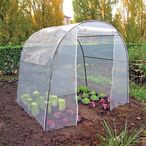 Serra da giardino a tunnel 200x150xh180cm telo PVC piante fiori Orto M