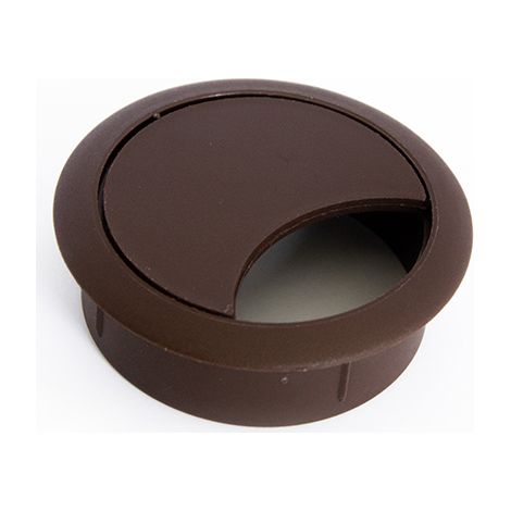 60 mm braune Kunststoff-Kabeldurchführung SANS MARQUE