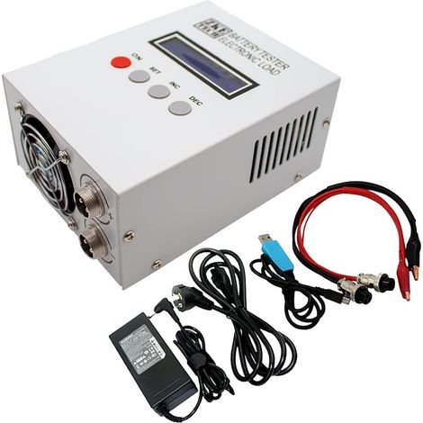 Contrôleur d'énergie éolienne solaire Testeur de batterie EBC-A20 30V 20A 85W Batteries au plomb-acide au Lithium Test de capacité 5A Charge 20A Support de décharge outil de contrôle PC ( Color : EBC- (1/5)