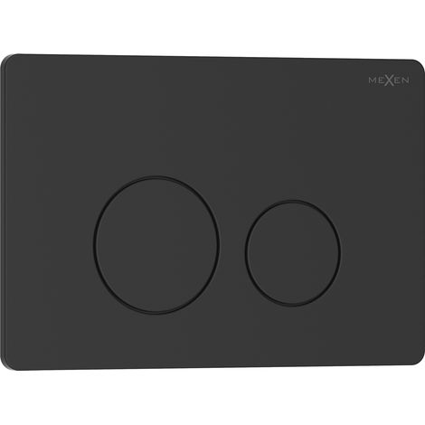 Mexen Tex 06 Spültaste Edelstahl, Schwarz Matt - 6106-02 (1/2)