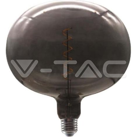 Bombilla LED de filamento V-TAC E27 de 4 W con forma de guijarro, color negro (1/4)