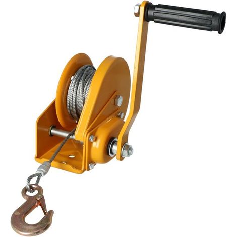TREUIL A MAIN 720KG AVEC CABLE 10 METRES (1/5)