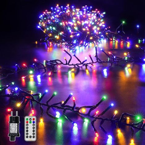 Guirlande Lumineuse 10m 100LED Intérieur Extérieur, IP44 Étanche, Lumière Chaude 2700K, Guirlande Décoration pour Noël, Jardin, Maison, Chambre, Mariages, Anniversaire, Blanc Chaud (1/4)