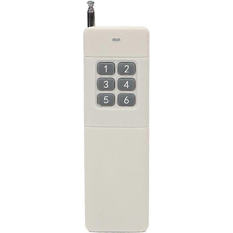 Leistungsstarke 433-MHz-Fernbedienung mit 1/2/4/6/8/12 Kanälen für Motoren – 6 Tasten