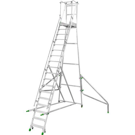 Scala a castello per logistica - Altezza max di lavoro  5.28m - CA11/325 (1/5)