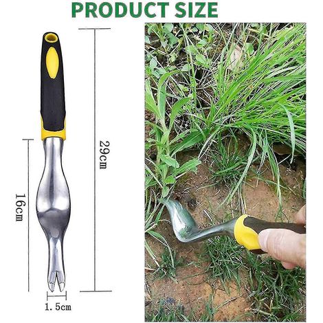 Désherbeur manuel pour pissenlits, arrache-mauvaises herbes pliable, extracteur de mauvaises herbes rapide et facile à utiliser.