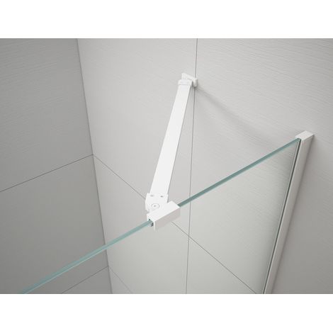 Profilé mural et barre de support FISA, blanc mat