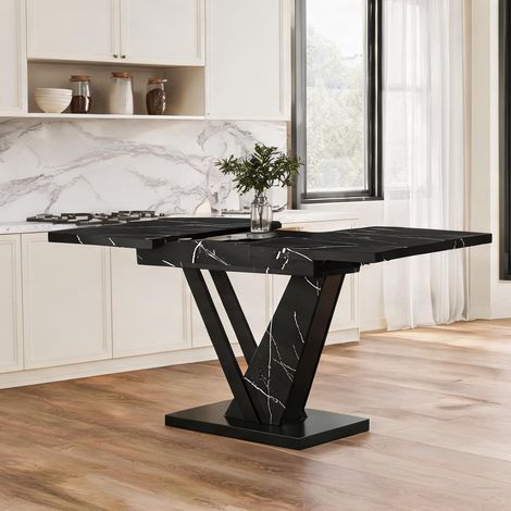 Table de salle à manger en mDF métal 63 x 29,5 x 29,7 cm (1/5)