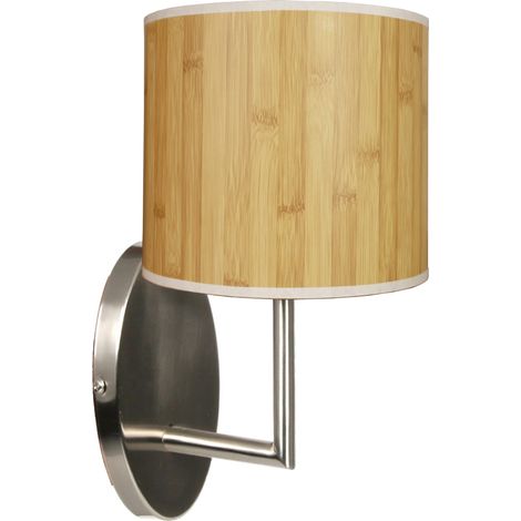 Applique murale Candellux Timber bois/argent 21-56729
