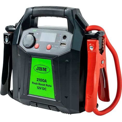 Arrancador de batería jbm 16000mAh 12V portátil potente (1/2)