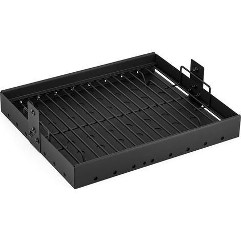 onlyfire Bac à Charbon pour Barbecue Réglable 38.5-73 cm, Plateau à Charbon Rectangulaire en Acier, Foyer et Bac à Cendre avec Grille, Pièce de Rechange pour Tepro Toronto, Taino Hero XL, Activa (1/5)