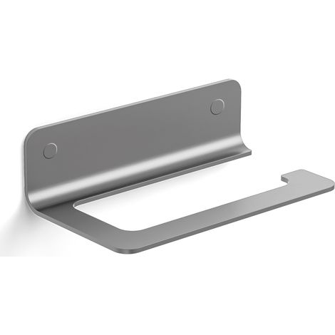Lineabeta - Saeta-Rollenhalter aus mattgrauem Aluminium