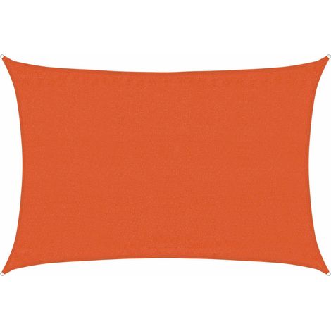 Maison Exclusive - Sonnensegel 160 g/m² Orange 3,5x4,5 m HDPE (1/5)